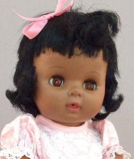 AA Black Sweetums 16 by Uneeda 1950s or Early 60s with Baby
