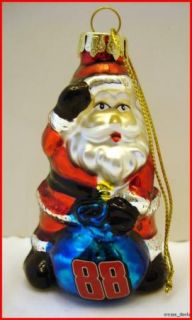 NASCAR Dale Earnhardt Jr 88 Christmas Tree Ornament Santa Claus of Lot