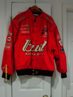  Signed Dale Earnhardt Jr NASCAR Cotton Twill Jacket 2XL