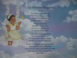  Personalized Poem Birthday or Christmas Gift Ethnic Angel