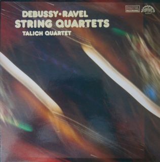 Talich Quartet Debussy Ravel Quartets Supraphon LP