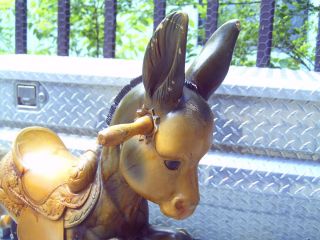 RARE Antique Vintage Rocking Spring Donkey Horse Toy