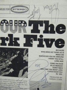 Dave Clark Five Signed Autograph Promo LP American Tour