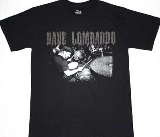 Slayer Dave Lombardo Drums Thrash Metal Grip Inc Testament New Black T