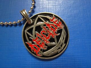 Metal Deicide Pendant Necklace Pop Rock 1