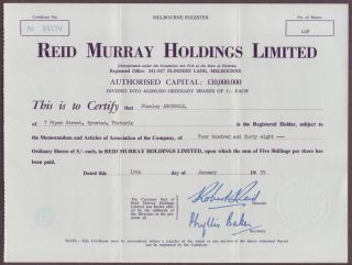 and bruce limited to become paterson reid and bruce limited company