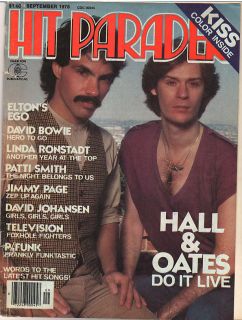  1978 Elton John Hall Oates David Bowie Jimmy Page MBX82