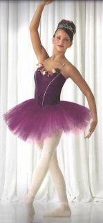 Plum Waltz Ballet Tutu Dance Costume Nutcracker CS 6x7 cm CL as Am Al