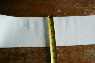 inch wide white elastic waistband buy by the yard