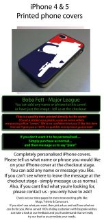 Star Wars Boba Fett Fits iPhone4 Cover I Phone 4 4G 4S Bountie League