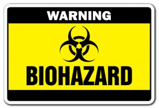 Biohazard Warning Sign Danger Signs Toxic Symbol Bio Radiation Medical