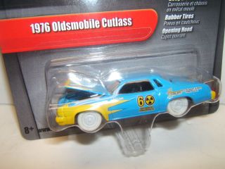  R12  *WHITE LIGHTNING* 1976 Oldsmobile Cutlass DEMOLITION DERBY CAR