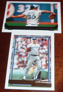  1992 1993 Topps Gold David Wells 54 and 458