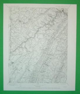 Piedmont Davis Westernport West Virginia 1894 Topo Map