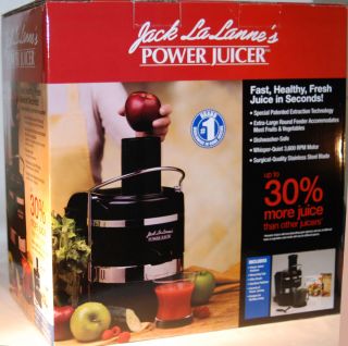 Jack Lalanne Deluxe Power Juicer MT 1000 Black