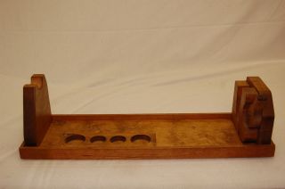 Wooden Gun Vise for Cleaning Maintenace Used 