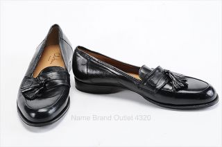 Cole Haan Collection 9 D Dennehy Napa Tassel Black Leather Loafer Shoe