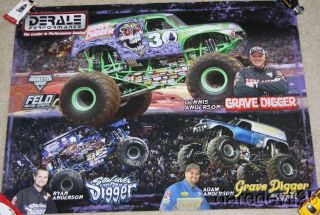 2012 Dennis Anderson Grave Digger Monster Truck Derale SEMA Show Promo