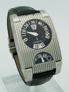 de GRISOGONO Model FG One N01 Stainless Steel Watch ID DG8795