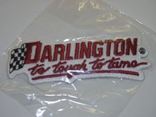 official darlington to tough to tame embroidered patch
