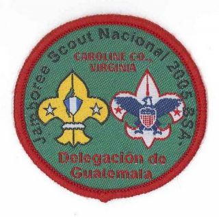  Scout Jamboree Guatemala (Delegacion De Guatemala) Delegation Patch
