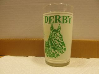 Kentucky Derby Glass Glasses Year Unknown