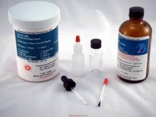 Dental Cold Cure Acrylic or Repair Acrylic 1lb Kit Various Shade