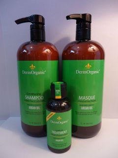 DermOrganic Backbar Kit Shampoo Masque Oil 3 PC Set