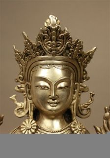  Sclupture Figure Tibetan Buddhismus Statue Brass Bronze Yoga