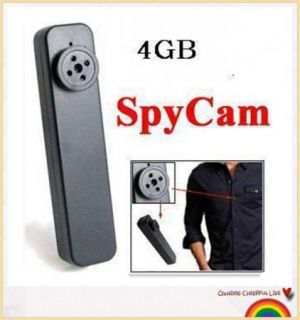 4G Mini Spy DVR Cam Button Video Camera Recorder 4GB