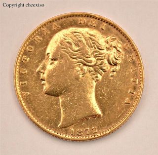  FULL SOVEREIGN GOLD COIN   YOUNG HEAD, SHIELD BACK   SYDNEY MINT