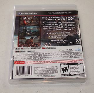 Dead Island (Sony Playstation 3, 2011) PS3 Game RATED M Blood/Gore/Sex