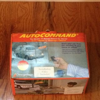 DesignTech AutoCommand Remote Car Starter Automatic Cars 20023