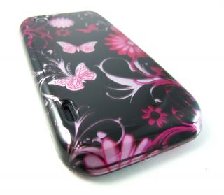 BUTTERFLY HARD SNAP ON CASE COVER TMOBILE LG MYTOUCH PHONE ACCESSORY