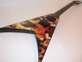 Dean V Dave Mustaine Electric Guitar, End Game Graphics, DMT Pickups
