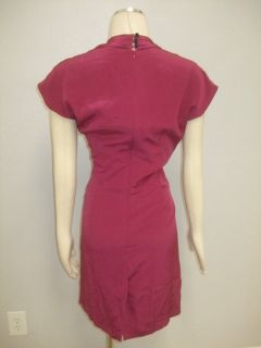 Christopher Deane Silk Purple Wrap $109 Fashionable Stylish Sexy Dress