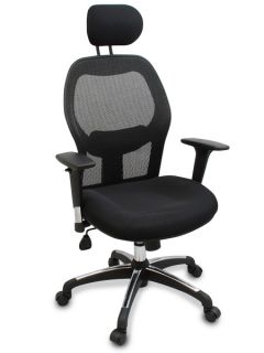 New Mesh Reclining Office Chair w No Scuff Rubber Wheels for Hardwood