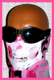 New Pink Camo Ghost MW2 Skull Face Mask Neck Bandana Protection Scarf