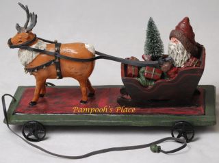 Deborah Graham Santas Sleigh Ride Tabletop Christmas Decor