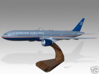 Boeing 777 200 United Airlines Desktop Airplane Model