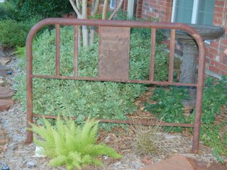 Vintage Iron 54 inch Bed Frame Decorative Garden Art Trellis Edging