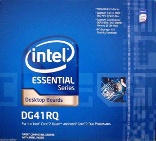 Intel BOXDG41RQ DG41RQ MicroATX LGA775 DDR2 New Retail Box with