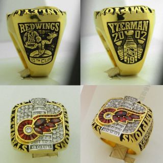 Detroit Red Wings 2002 Stanley Cup Championship Ring