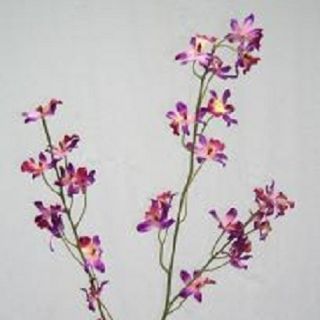  Oncidium Orchid PURPLE FUSCHIA Silk Flowers Artificial Plants Wedding