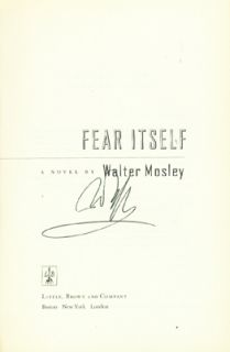 fear itself by walter mosley author of devil in a blue dress white