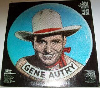 1970 Gene Autrys Country Music Hall of Fame Record Album SEALED LP