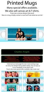 SA1 charlies angels mug / farrah fawcett / bosley
