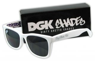 dgk shades graff sunglasses white these shades featre an all over