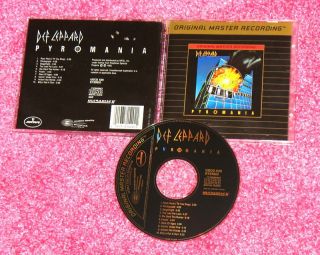 Def Leppard Pyromania RARE MFSL Udcd Gold Disc CD 015775152021