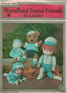 Woodland Forest Friends to Crochet Booklet